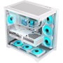 Hiditec Caja Gaming Semitorre H3 Pro Blanca ATX, Cristal Templado, USB-C, 360mm, 400mm GPU